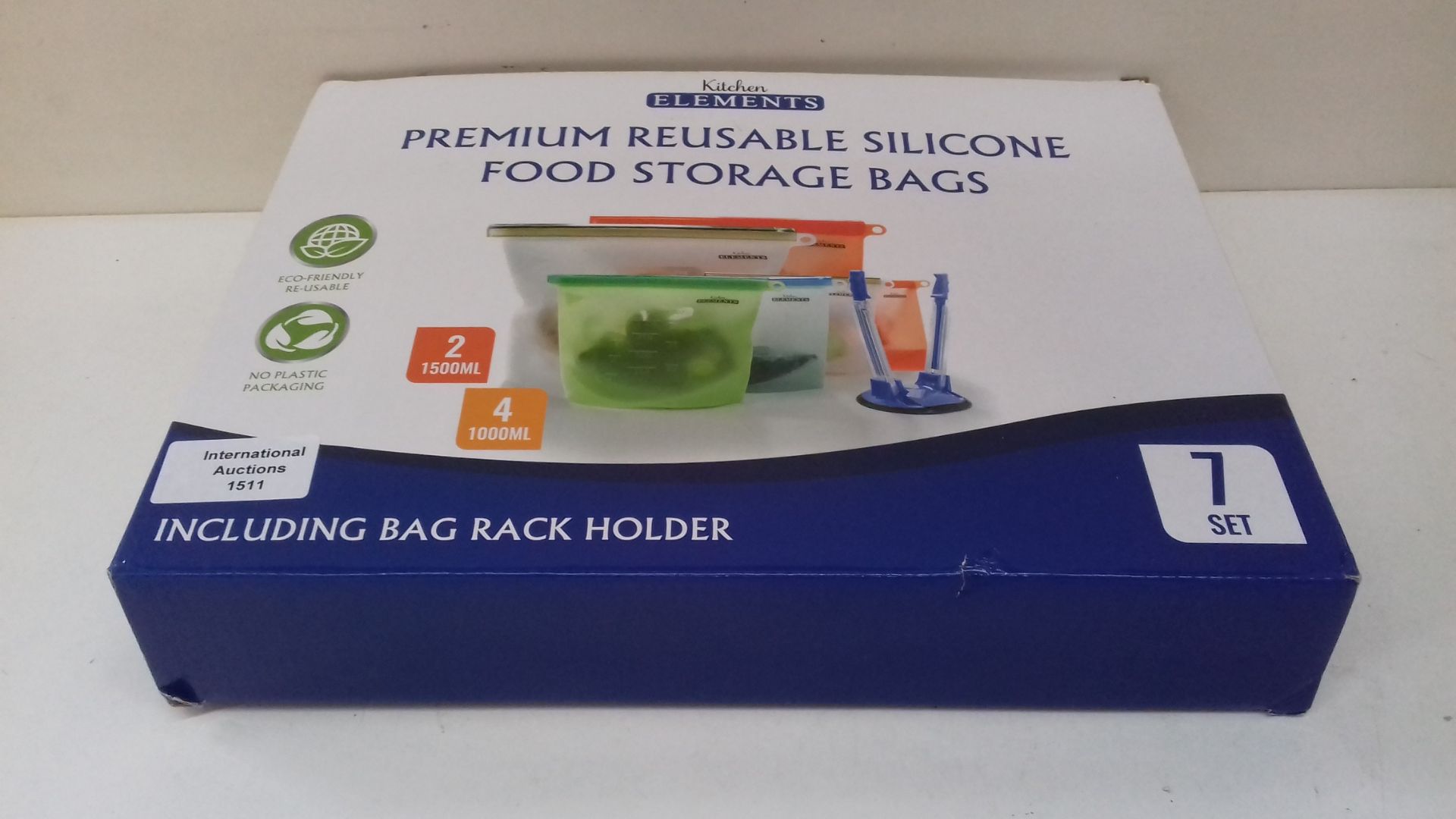 RRP £19.99 Reusable Silicone Food Storage Bags [7 Set] | [4 x - Image 2 of 2