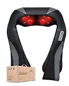RRP £29.99 Neck Shoulder Shiatsu Massager for Back with Heat Function