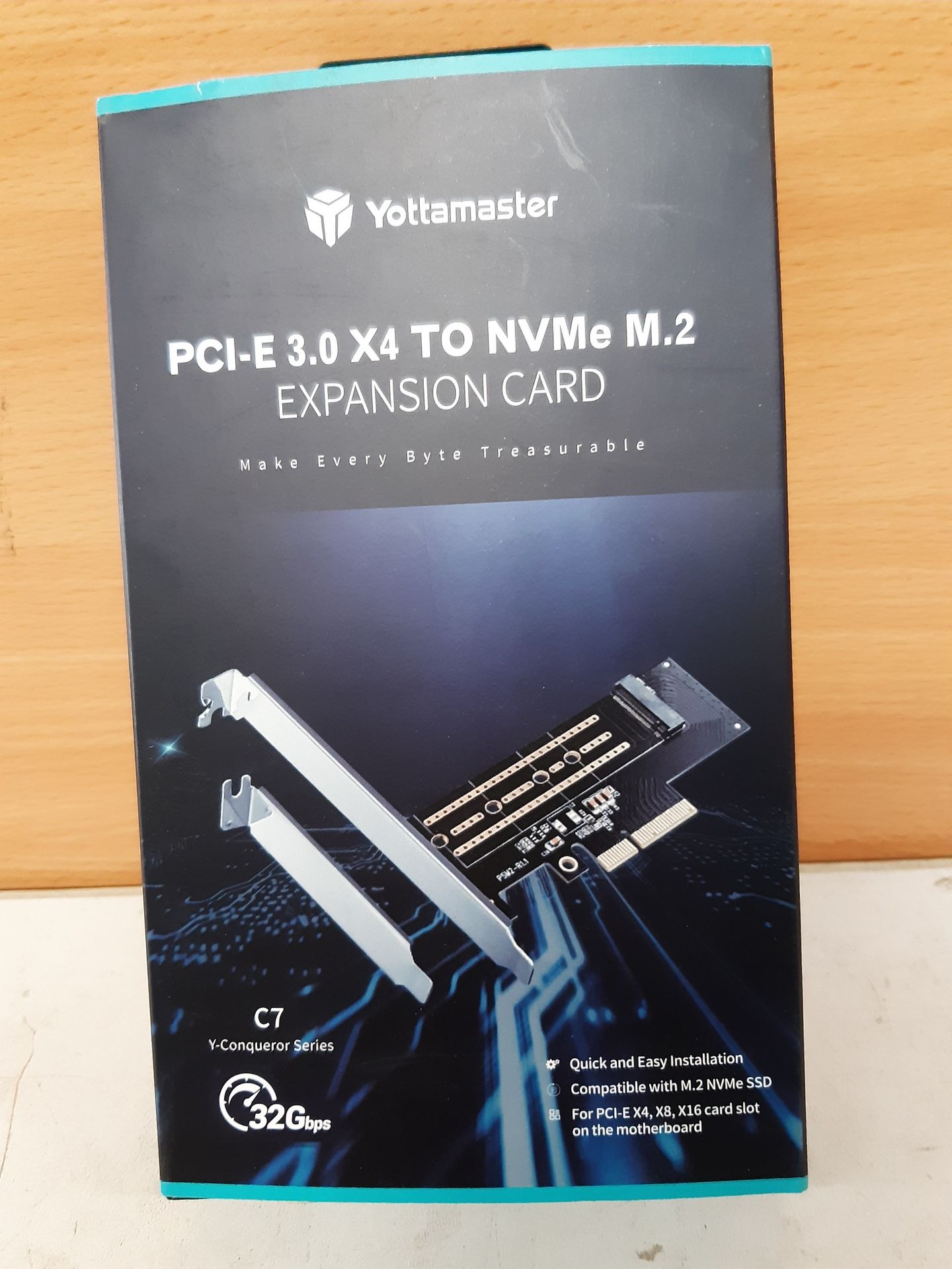 RRP £12.98 Yottamaster NVMe PCIe Adapter - Image 2 of 2