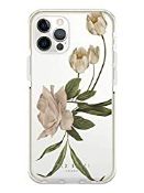 RRP £19.00 Ted Baker Anti-Shock Case for iPhone 12 Pro Max 6.7-Inch - Elderflower
