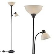 RRP £39.95 Adjustable Floor Lamp with Reading Light By Light Accents