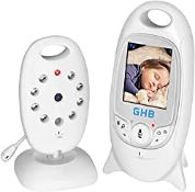 RRP £49.99 GHB Baby Monitor Video Baby Monitor Wireless with Camera