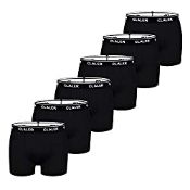 RRP £25.99 CLALER Men's Boxer Shorts 6 Pack Stretchy Soft Fitted