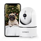 RRP £32.99 Winees Pet Camera WiFi Security Camera Indoor