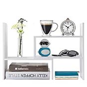 RRP £24.88 Home-Neat DIY Adjustable Desktop Bookshelf Assembled