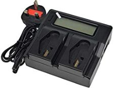 RRP £24.50 Quick LCD-Screen Battery Charger for Canon LP-E4 LP-E4N