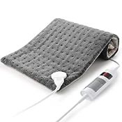 RRP £19.99 Heating Pad Electric Heat pad for Back Neck with Fast Heating Technology