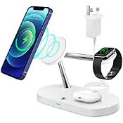 RRP £39.98 LC.imeeke 3 in 1 Magnetic Wireless Charger with Night Light