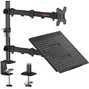 RRP £33.98 REDBAT Monitor Arm with Laptop Tray for 13 to 32 inch LCD LED Screen