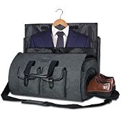 RRP £56.99 UNIQUEBELLA Travel Suit Carrier Garment Duffel Bag