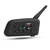 RRP £50.77 EJEAS V6 Pro Motorcycle Helmet Bluetooth Intercom Headset