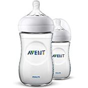 RRP £13.85 Philips Avent SCF033 / 27 - 260 ml (for 1 month & plus) natural baby bottle