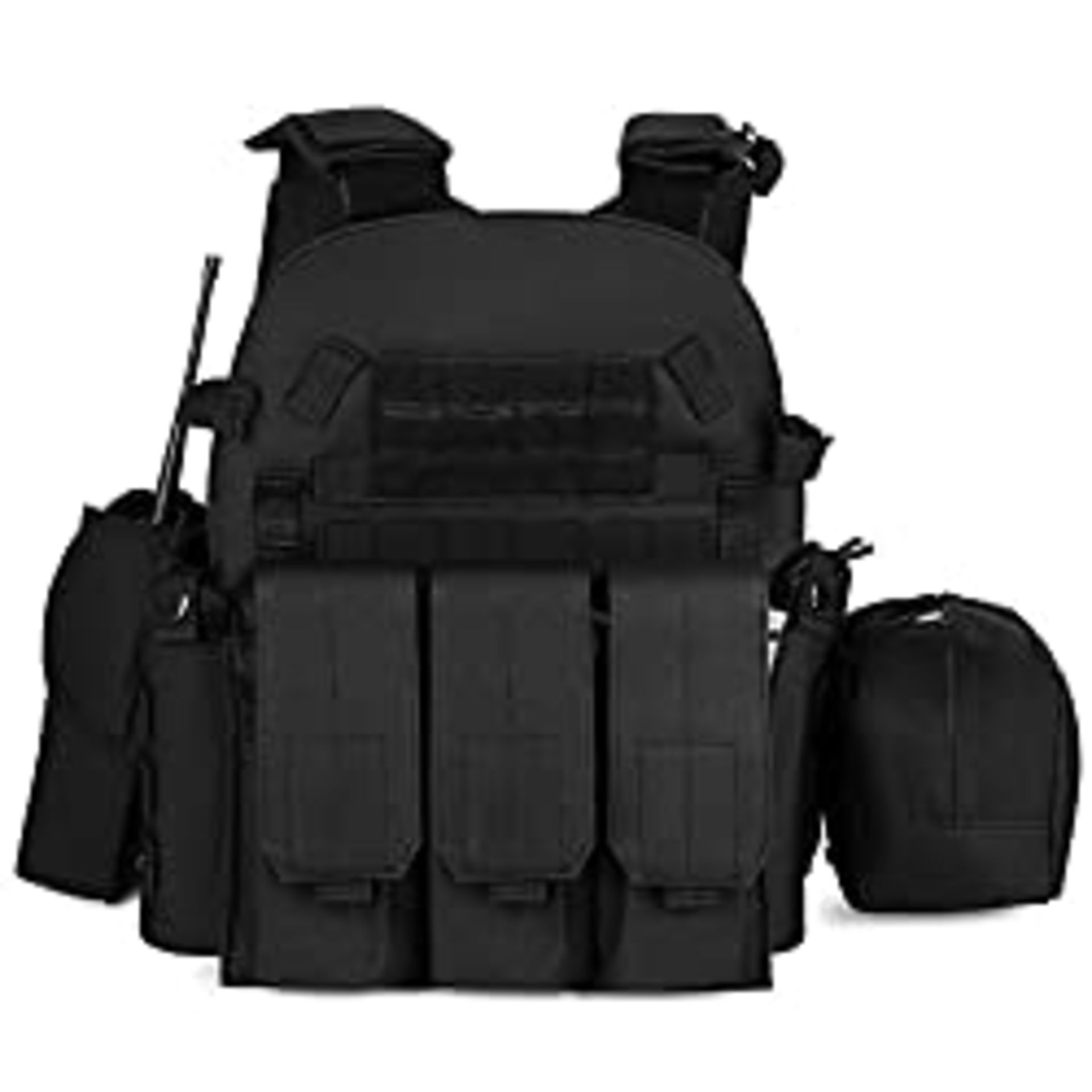 RRP £33.52 UBORSE Tactical Vest Military MOLLE Airsoft Vest Multifunctional