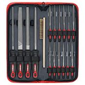 RRP £21.98 Hi-Spec 17 Piece Metal Hand & Needle File Tool Set