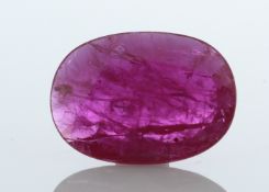 Loose Oval Ruby 5.82 Carats - Valued by AGI £14,550.00 - Loose Oval Ruby 5.82 Colour-Red, Clarity-