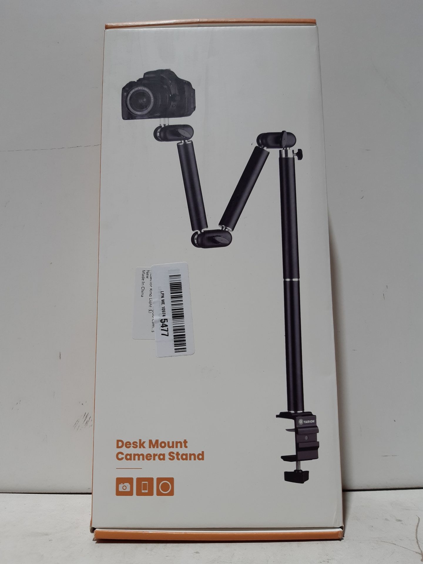 RRP £46.86 TARION Overhead Tripod Camera Desk Mount 360 Flexible - Image 2 of 2