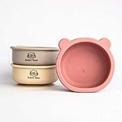 RRP £16.99 Bubba Bear Baby Bowls for Weaning | Suction Bowl