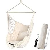 RRP £40.45 Chihee Hammock Chair Hanging Swing 2 Seat Cushions Included