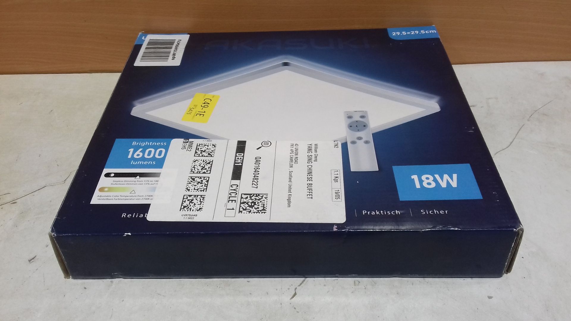 RRP £32.99 LED Ceiling Light Dimmable 18W - Image 2 of 2