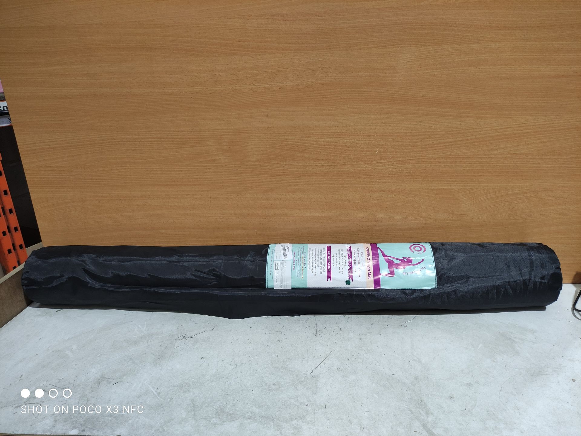 RRP £55.99 CAMBIVO Large Yoga Mat for Women Men (183x122x0.6cm) - Image 2 of 2