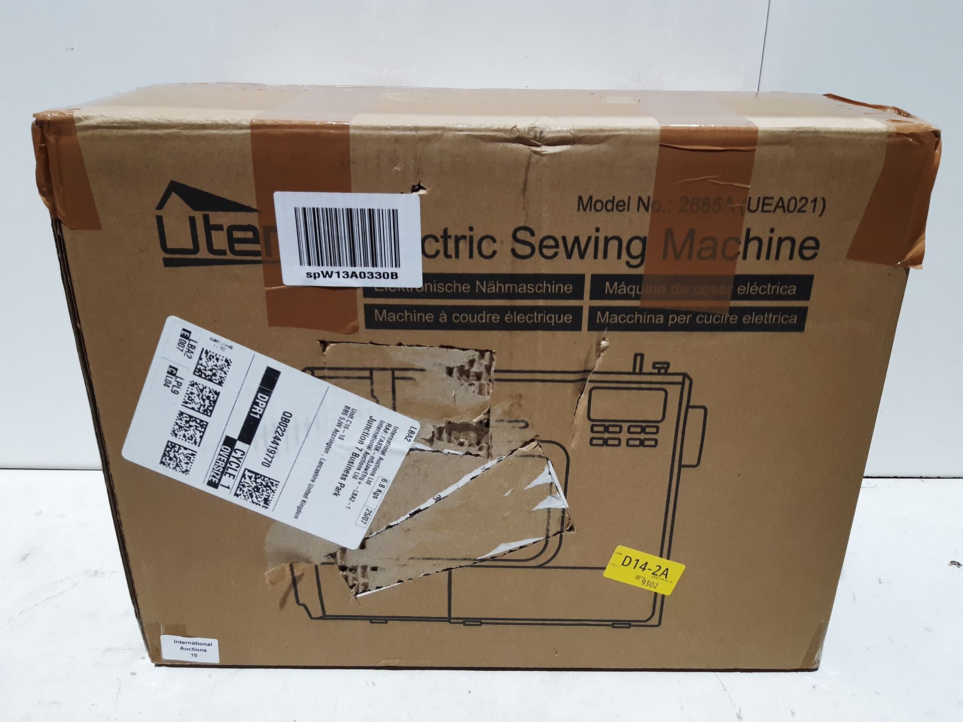 RRP £219.98 Uten Computerized Sewing Machine Portable Electronic - Image 2 of 2