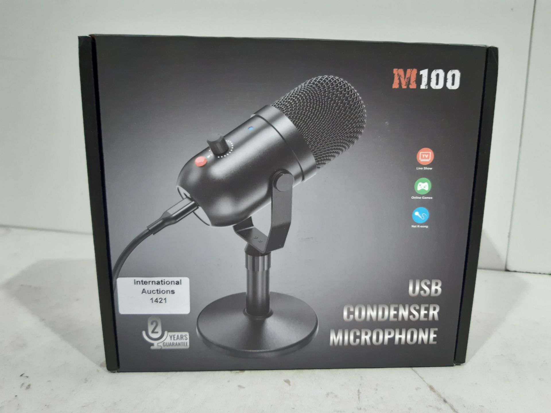RRP £35.45 NJSJ USB Microphone for Recording and Streaming on PC and Mac Game Streaming - Image 2 of 2