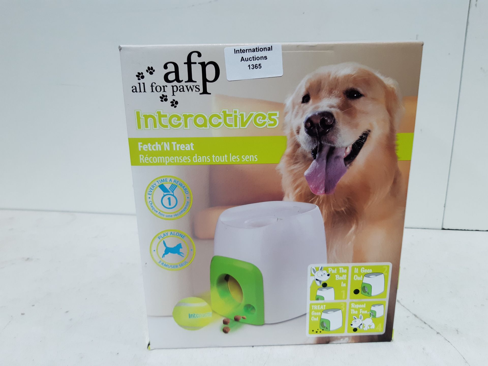 RRP £27.49 All For Paws Interactives Fetch'N Treat Toy for Dogs - Image 2 of 2