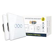 RRP £37.18 2 Pack CNBINGO WiFi Smart Light Switch Work with Alexa/Google Home