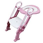 RRP £22.99 Straame Kids Toilet Ladder Seat | Adjustable Height