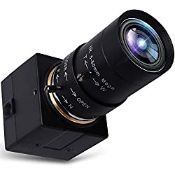 RRP £75.50 Svpro 8MP USB Webcam with Zoom Lens 5-50mm Manual Focus Webcam