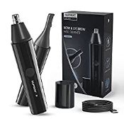 RRP £17.99 SUPRENT Nose and Ear Hair Trimmer with Super Silence Tech