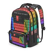 RRP £25.32 BIGJOKE Backpack Detachable Periodic Table Of The Elements