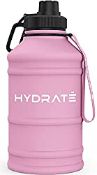 RRP £21.38 Hydrate Stainless Steel 2.2 Litre Water Bottle