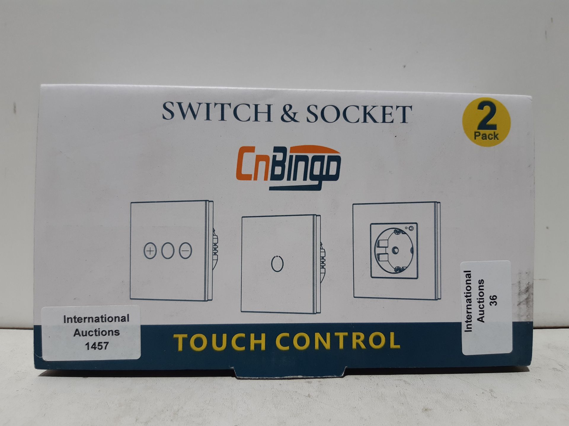 RRP £37.18 2 Pack CNBINGO WiFi Smart Light Switch Work with Alexa/Google Home - Image 2 of 2