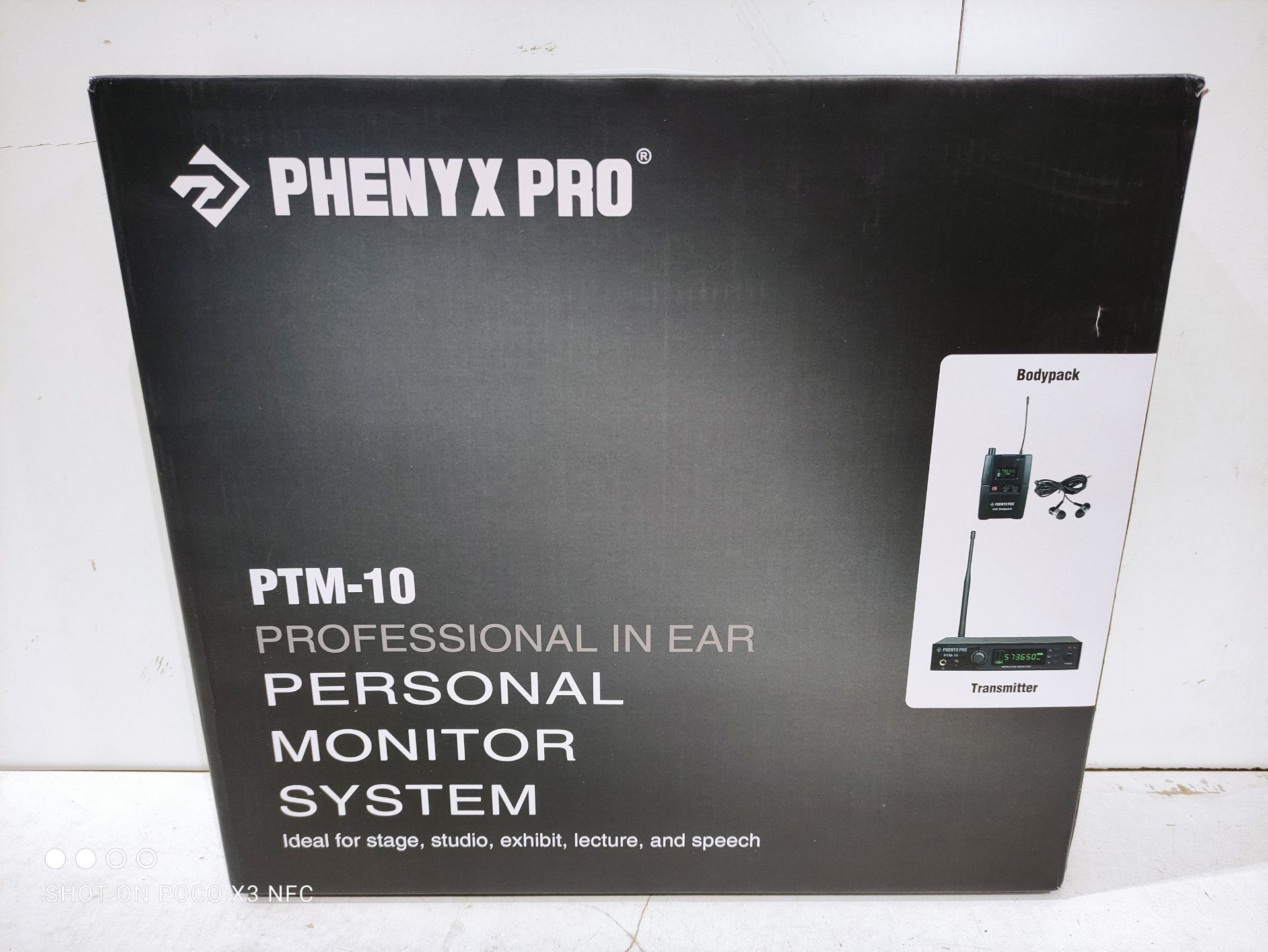 RRP £178.99 Phenyx Pro UHF Stereo Wireless in Ear Audio Monitor System - Image 2 of 2