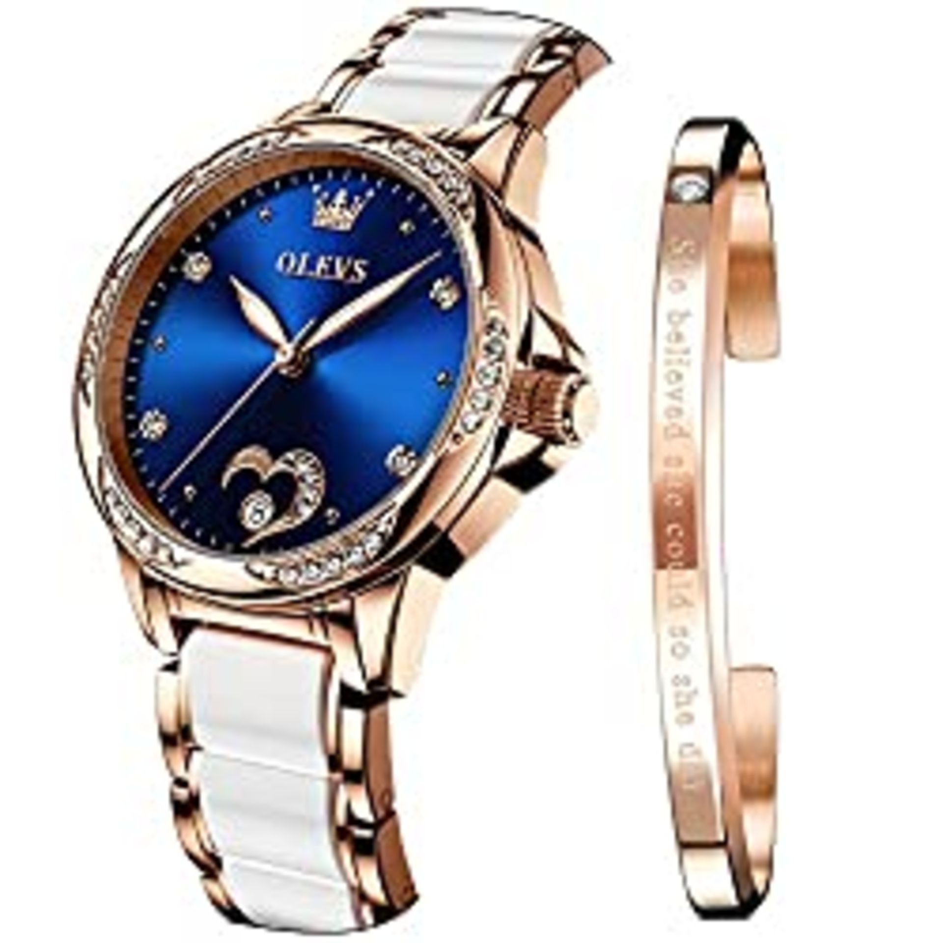 RRP £138.88 OLEVS Ladies Watches Automatic Elegant Mechanical Analogue