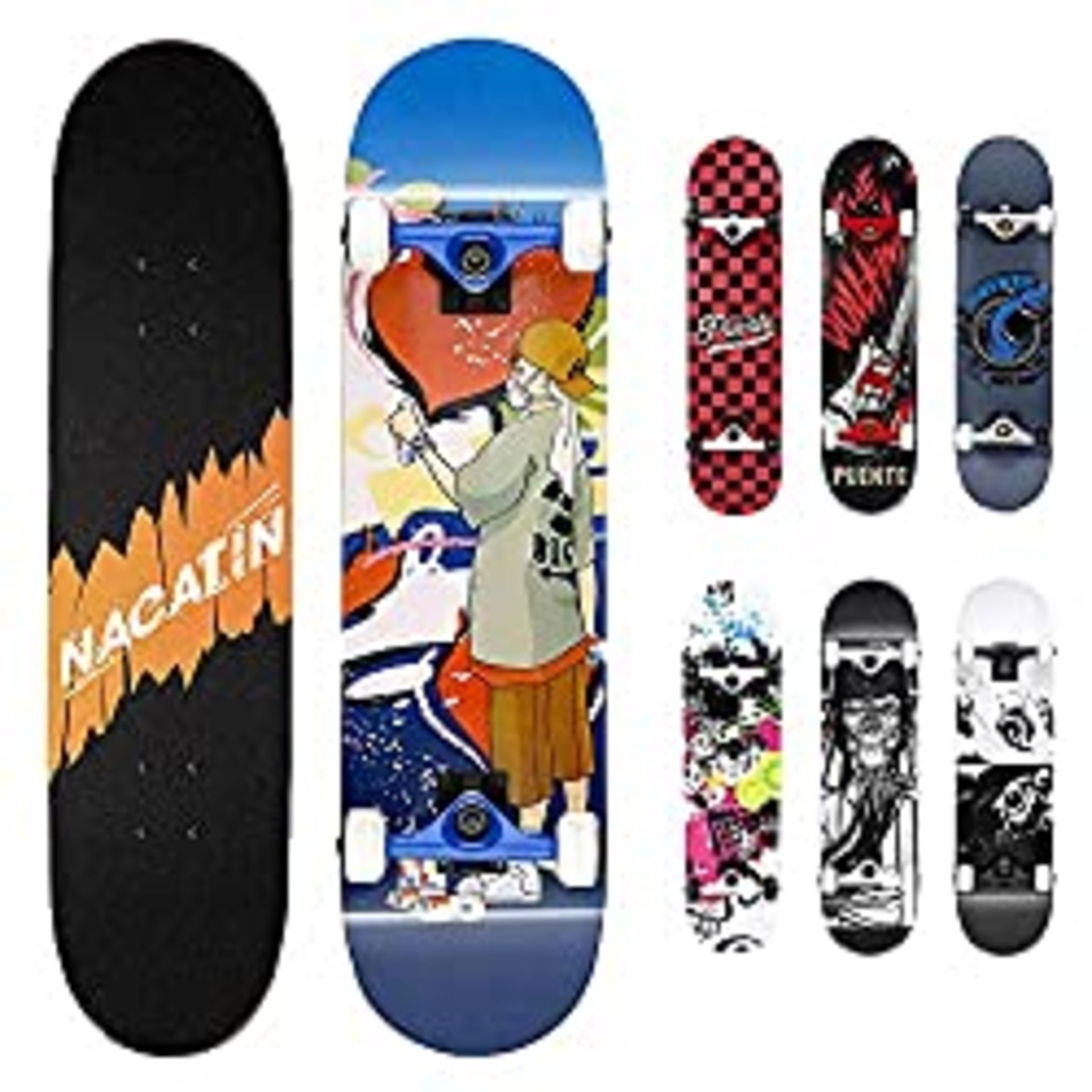 RRP £20.99 NACATIN Skateboard Deck