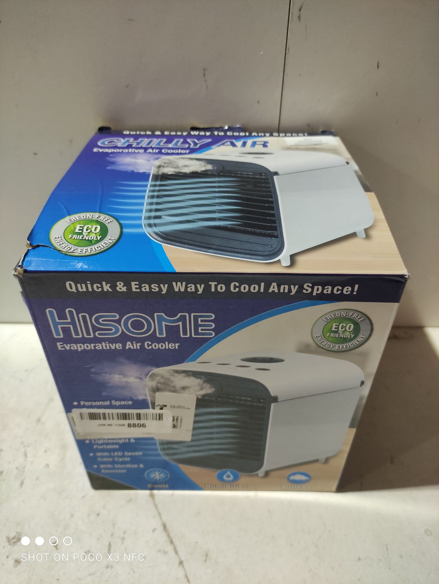 RRP £25.99 Portable Air Cooler - Image 2 of 2