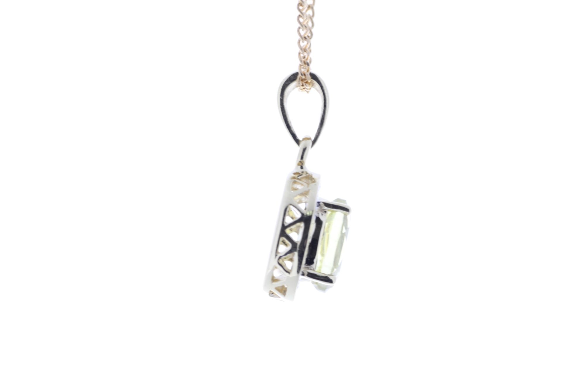 9ct Yellow Gold Diamond And Lemon Quartz Pendant 0.11 Carats - Valued by GIE £1,445.00 - This is a - Image 2 of 5