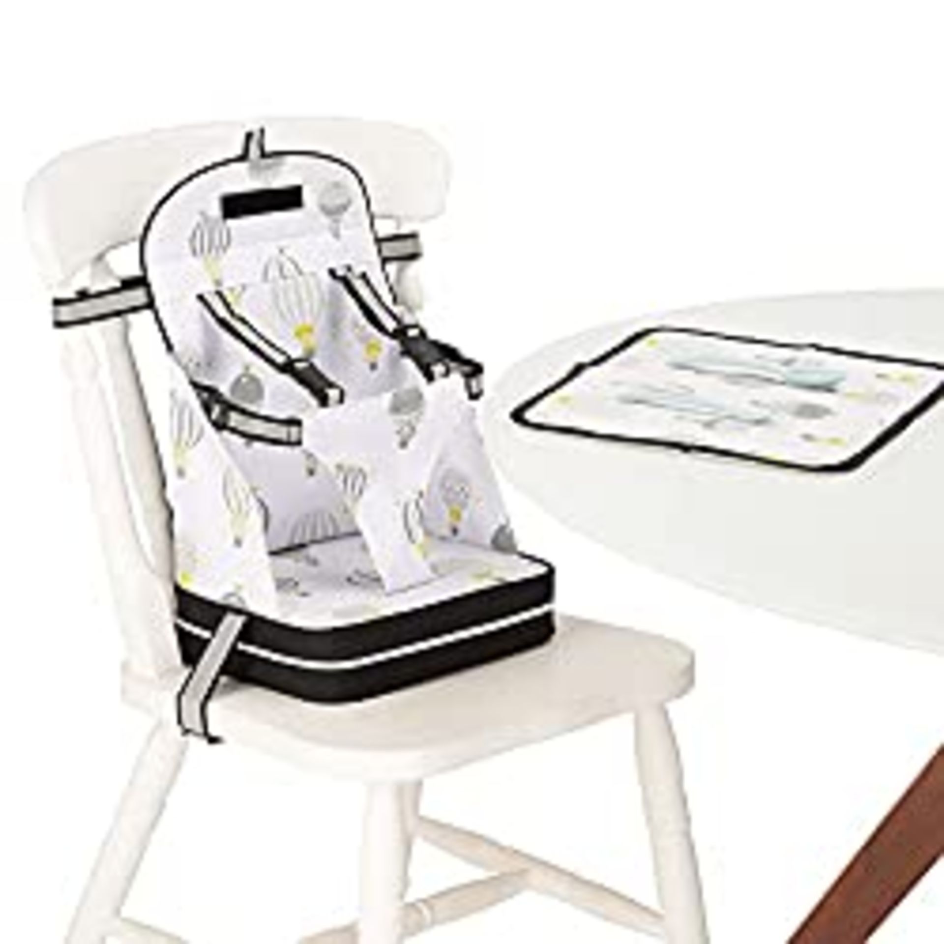 RRP £24.98 Polar Gear Baby Travel Booster Chair Portable Seat with 5 Point Harness
