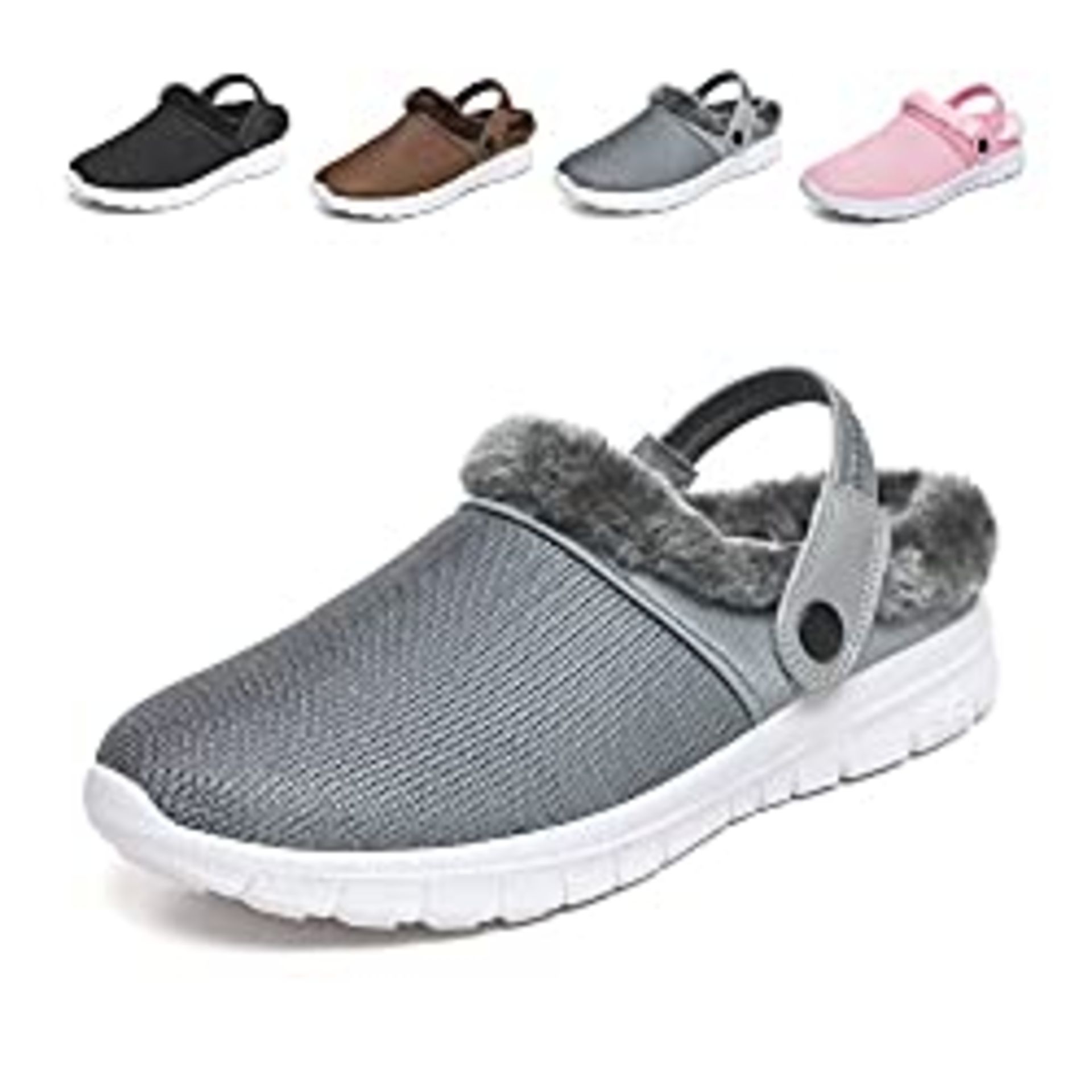 RRP £15.54 Fadezar Men Women Lined Garden Clogs Winter Waterproof