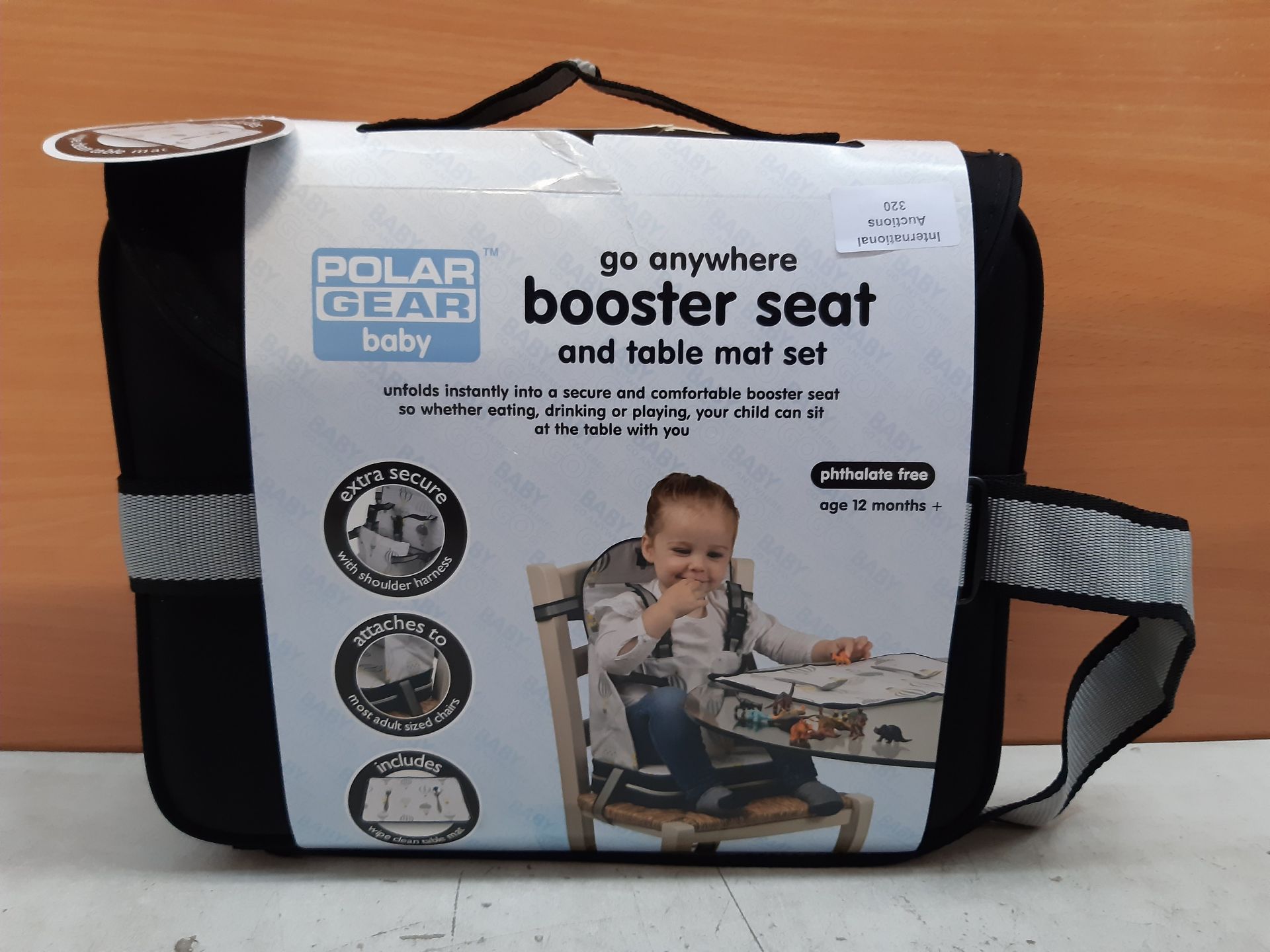RRP £24.98 Polar Gear Baby Travel Booster Chair Portable Seat with 5 Point Harness - Image 2 of 2