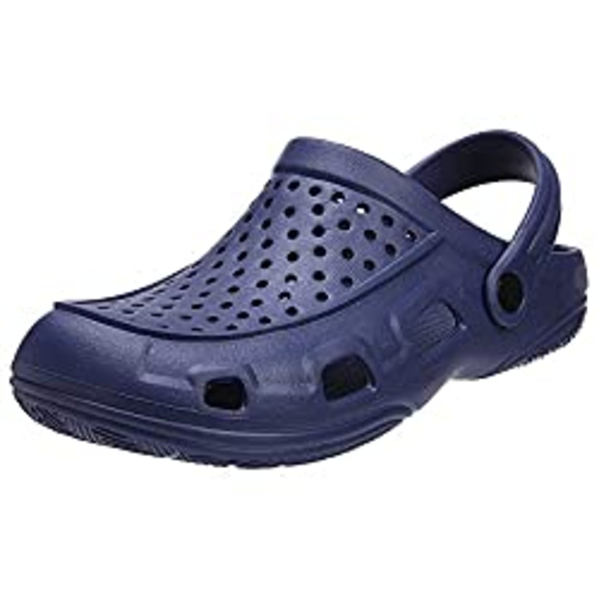 RRP £13.99 Beslip Garden Clogs Shoes Summer Sandals Slippers for Women, Navy 8-8.5