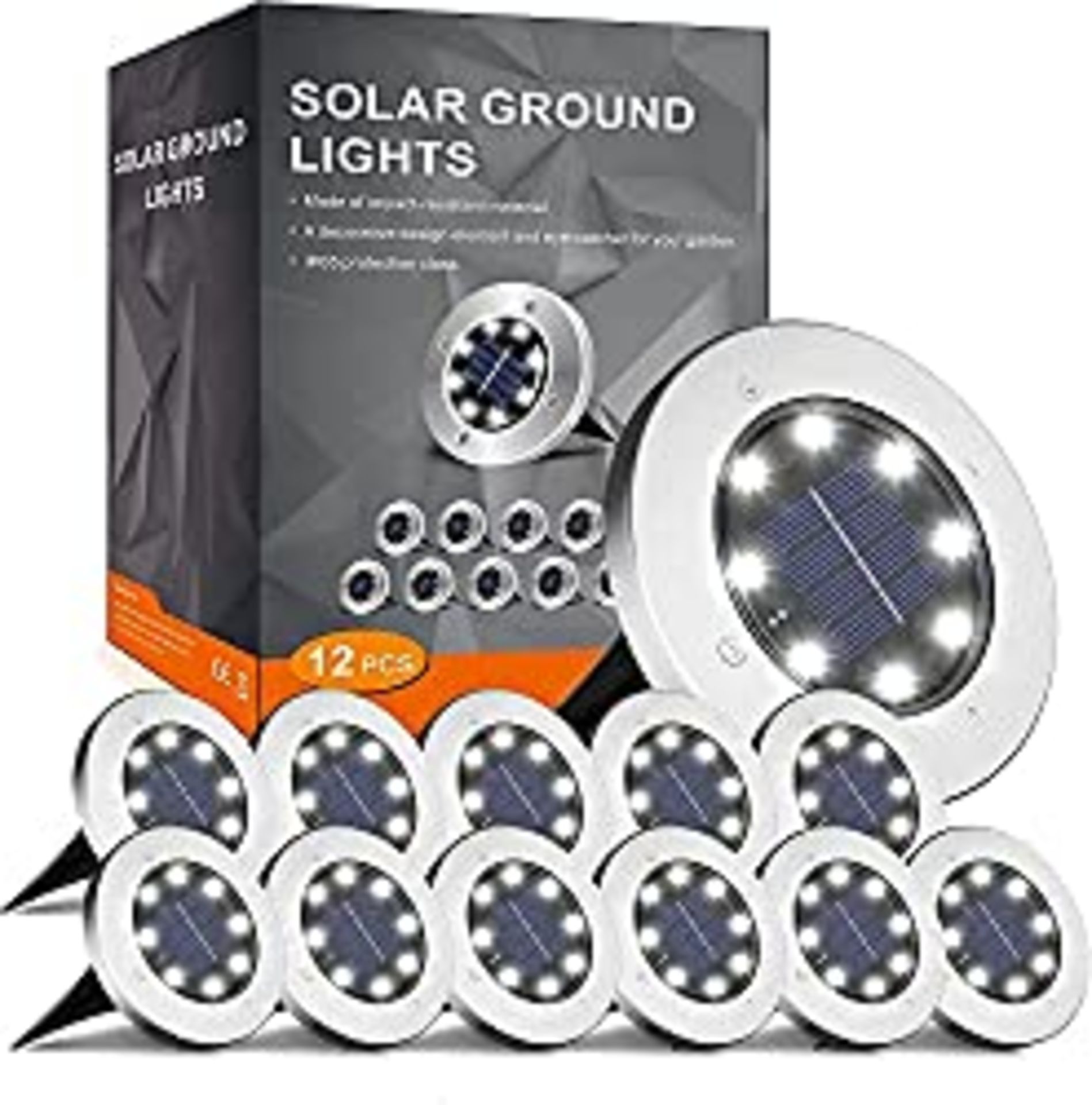 RRP £34.21 FLOWood Solar Ground Lights