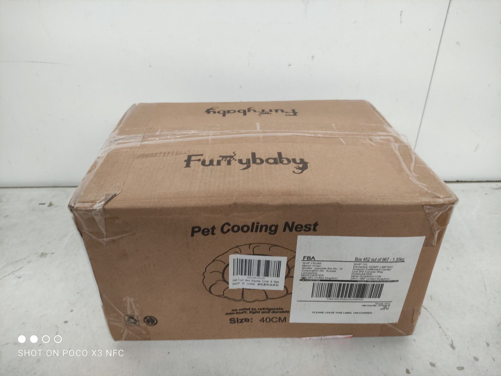 RRP £26.93 Furrybaby Dog Cooling Mat - Image 2 of 2