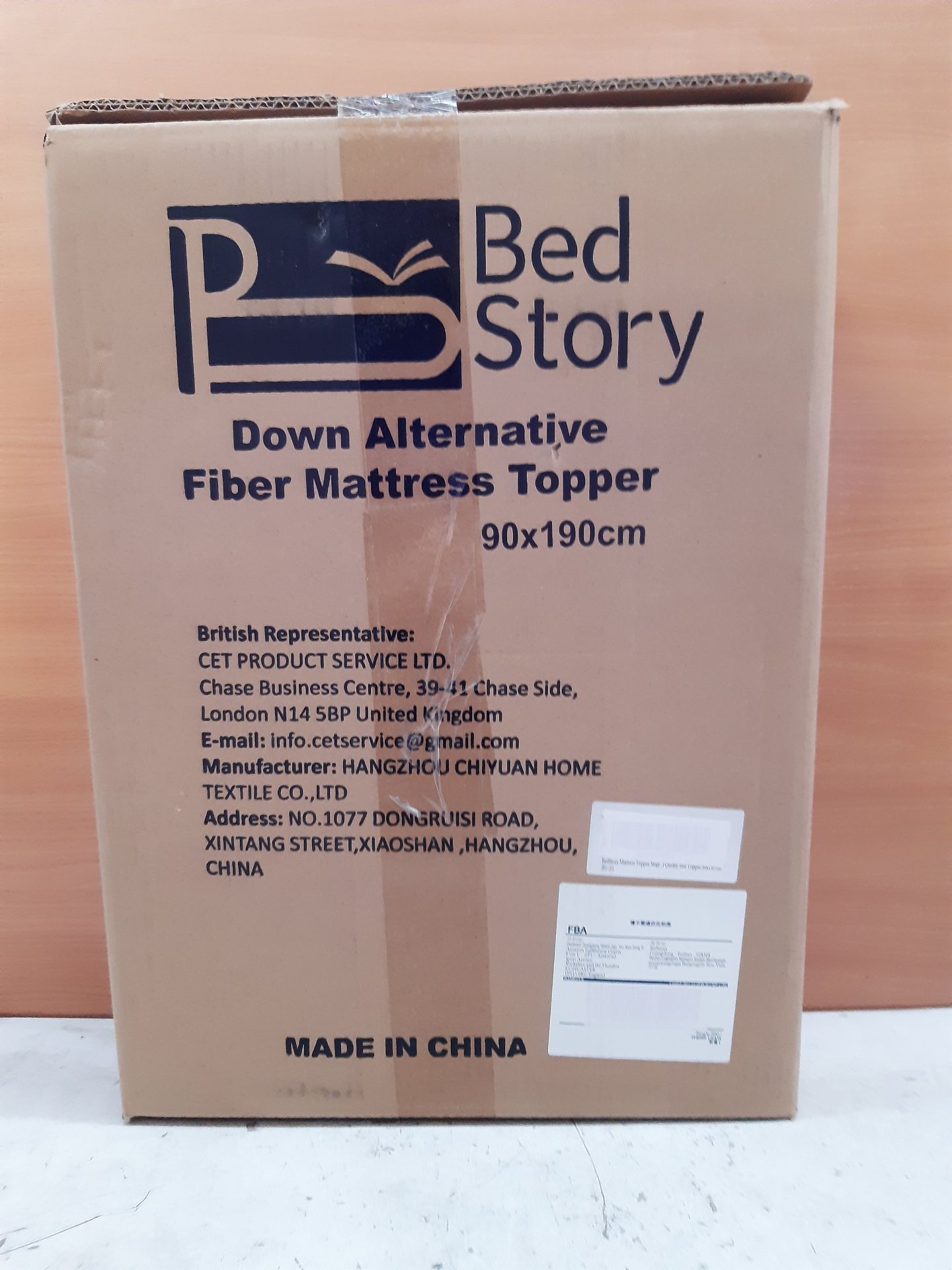 RRP £47.99 BedStory Mattress Topper Single Size - Image 2 of 2