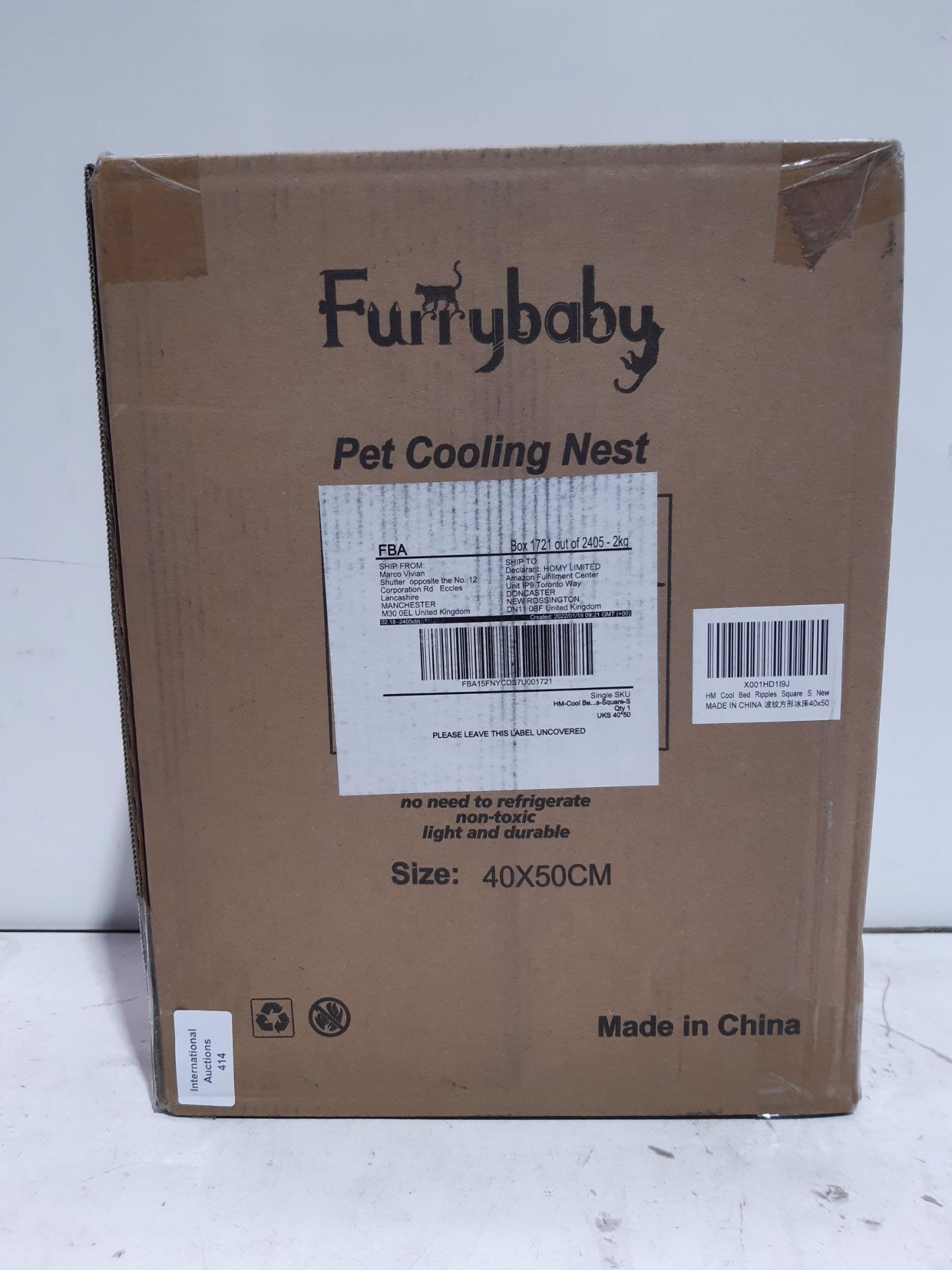 RRP £27.19 Furrybaby Dog Cooling Mat - Image 2 of 2