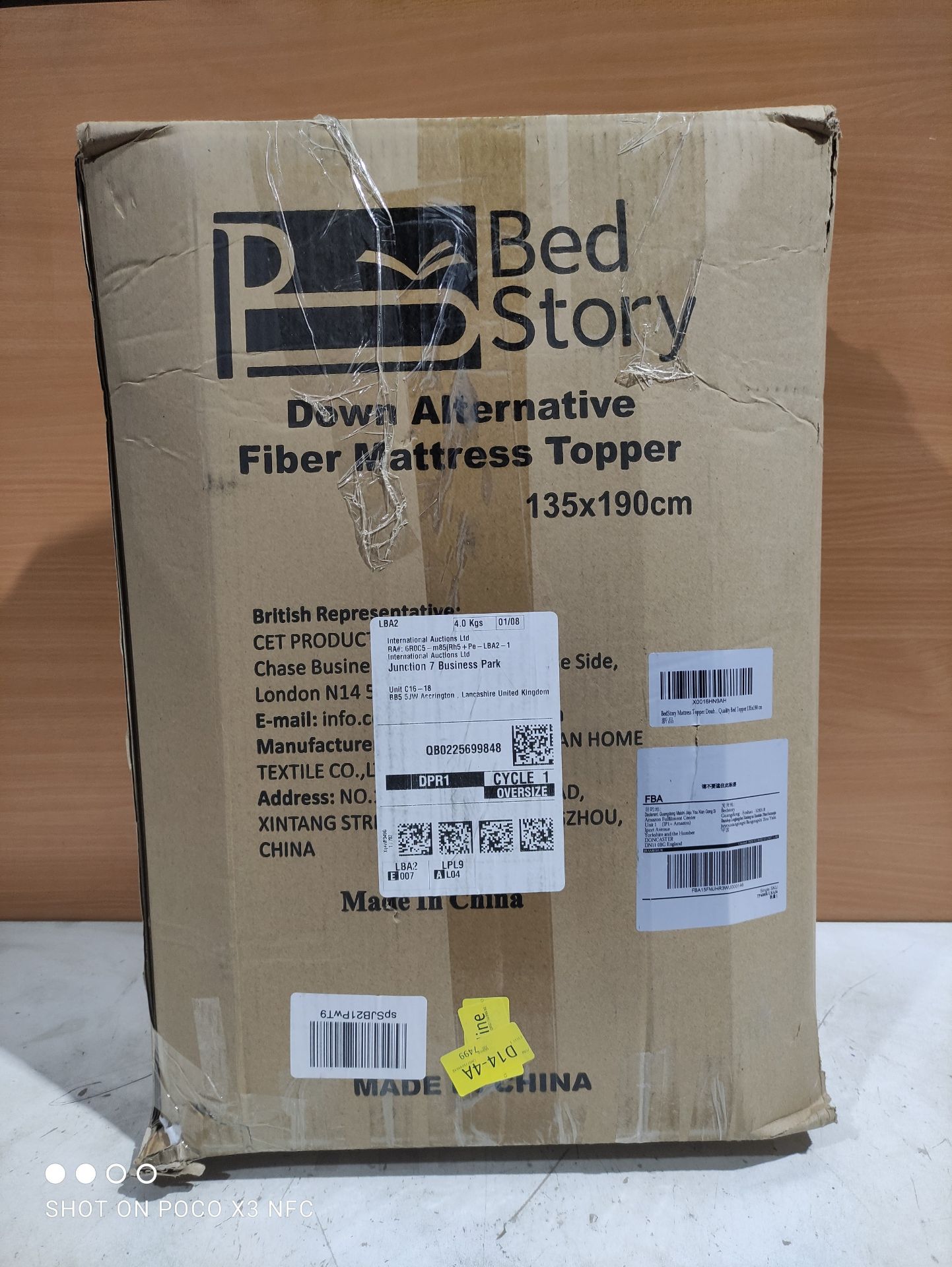 RRP £59.99 BedStory Mattress Topper Double Size - Image 2 of 2