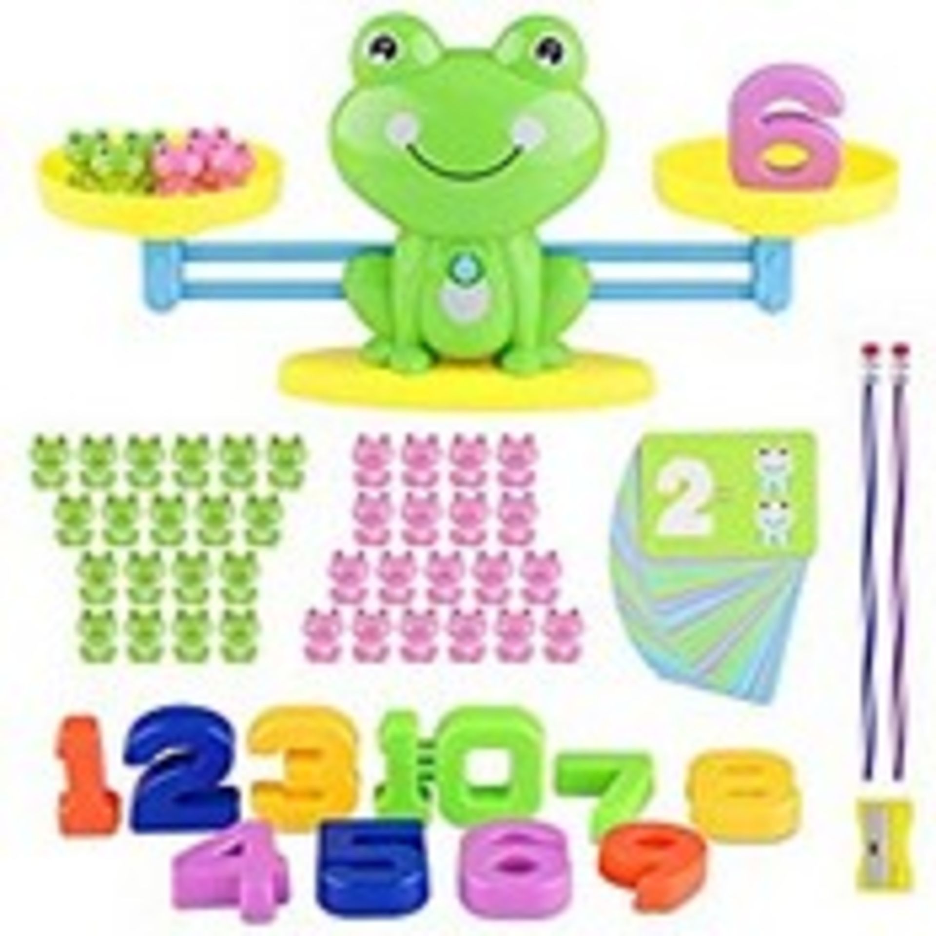 RRP £15.98 Sirecal 85Pcs Frog Balance Math Game Balance Scales for Maths