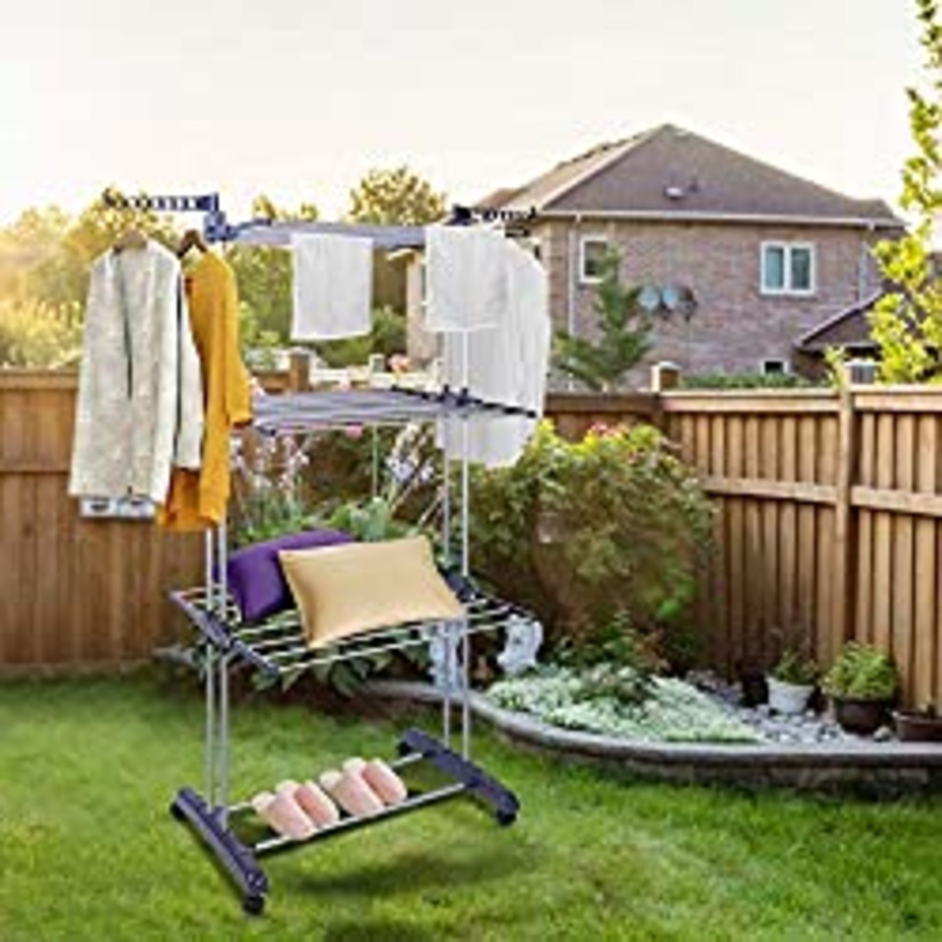 RRP £36.98 Clothes Airer Indoor Clothes Drying Rack Clothes Dryer